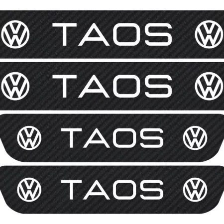 Proteccion De Estribos Fibra De Carbono Vw Taos