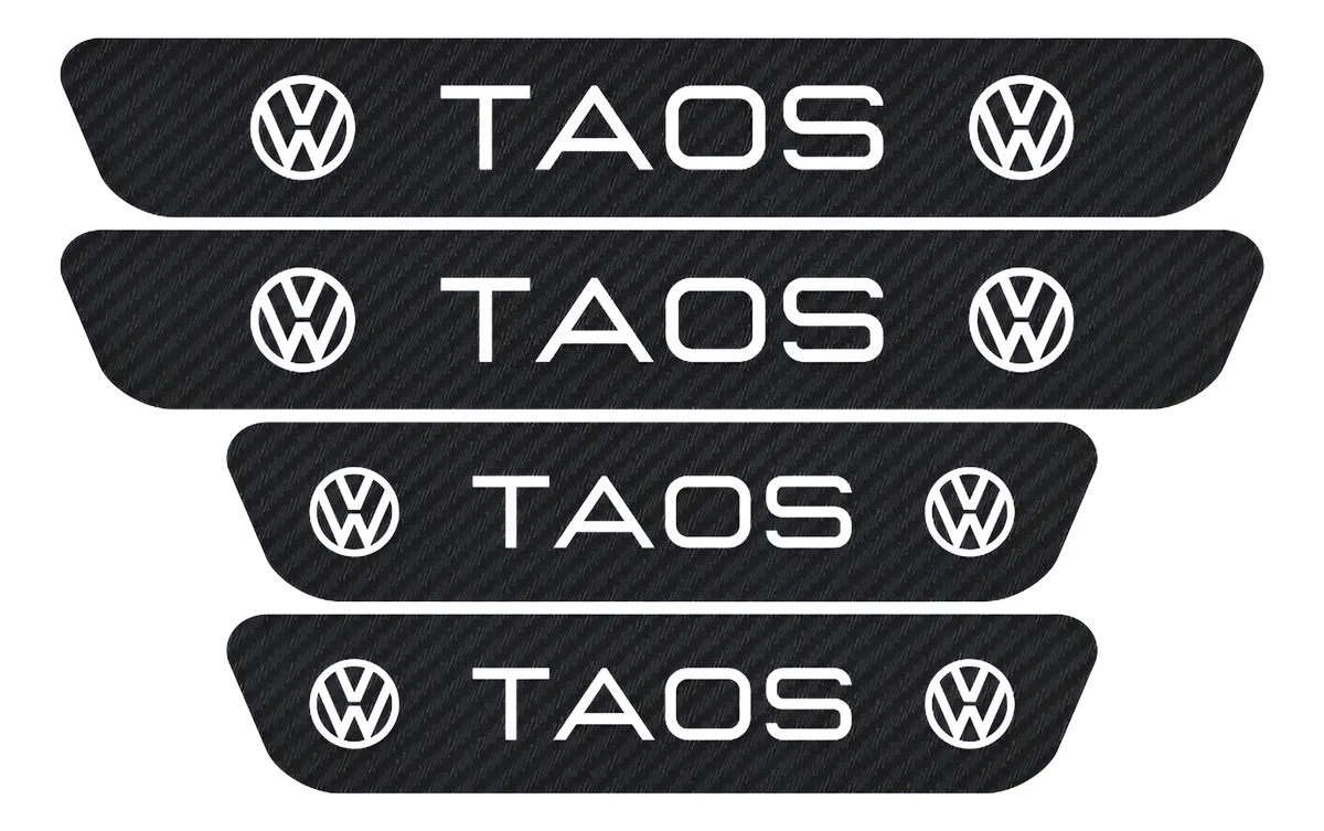 Proteccion De Estribos Fibra De Carbono Vw Taos - Image 1