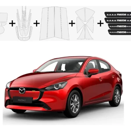 Kit Car Ppf Y Fibra De Carbono Mazda 2 2024