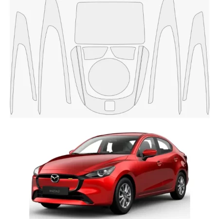 Kit Proteccion Ppf Para Acabado Piano Mazda 2 2024
