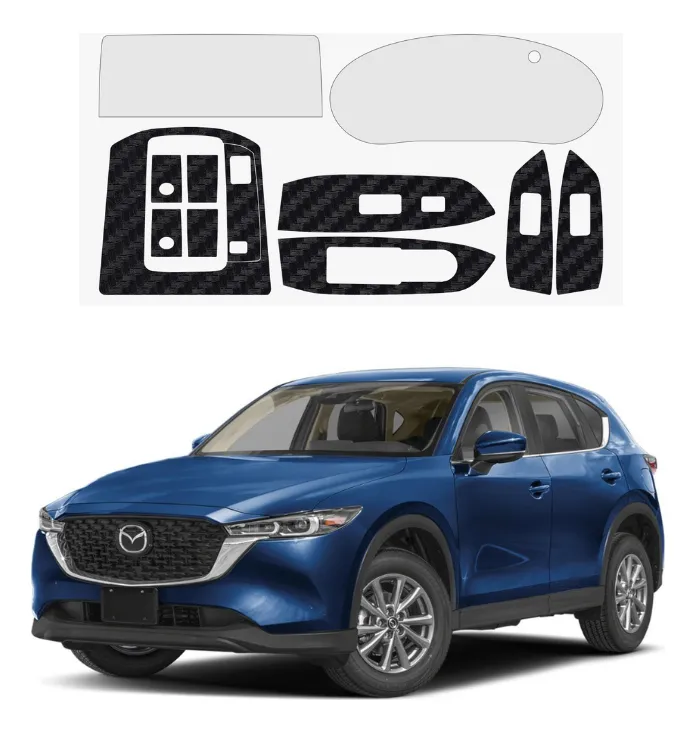 Kit Protector En Ppf Y Fibra De Carbono Mazda Cx5 2024 - Image 1