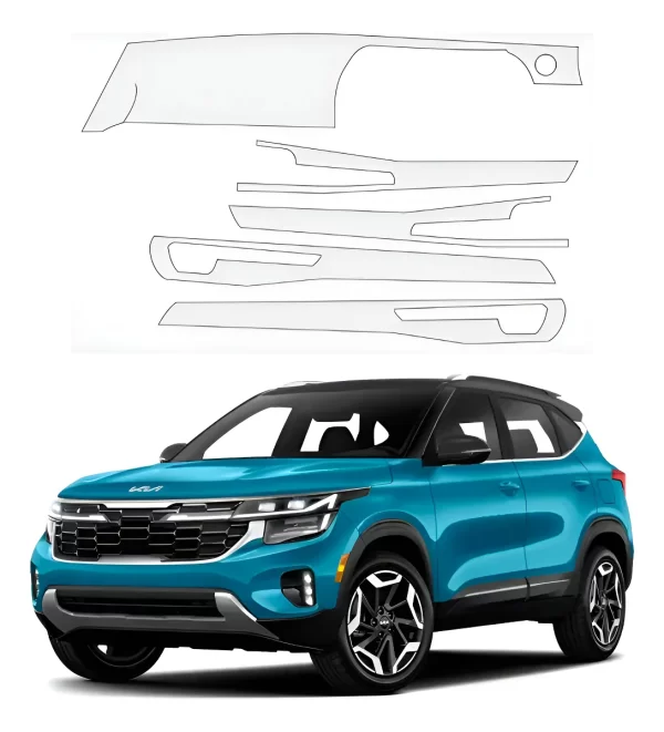 Protección Ppf Vistas Y Puertas Para Kia Seltos 2024