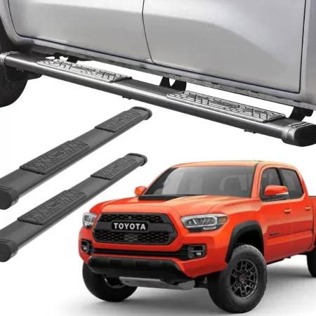 Estribos Toyota Tacoma Doble Cabina 2006 - 2022 Bronx Negro
