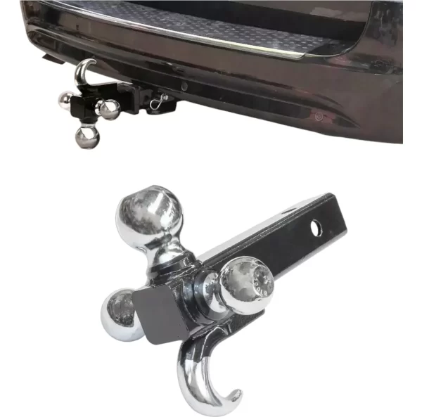 Tiron De Arrastre Remolque Cople Triple Bola Con Gancho