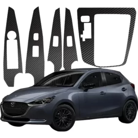 Kit Completo Sticker 4 Puertas/panel Central Mazda 2 2018/21