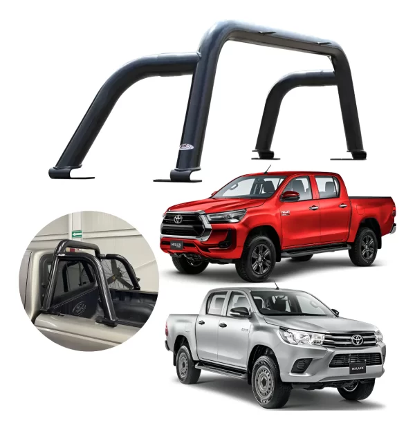 Roll Bar Sport Toyota Hilux 2022 - 2023 Pasamanos Tubular