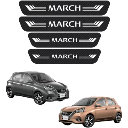 Cinta Protectora Bl Embellecedora Estribos Para Nissan March