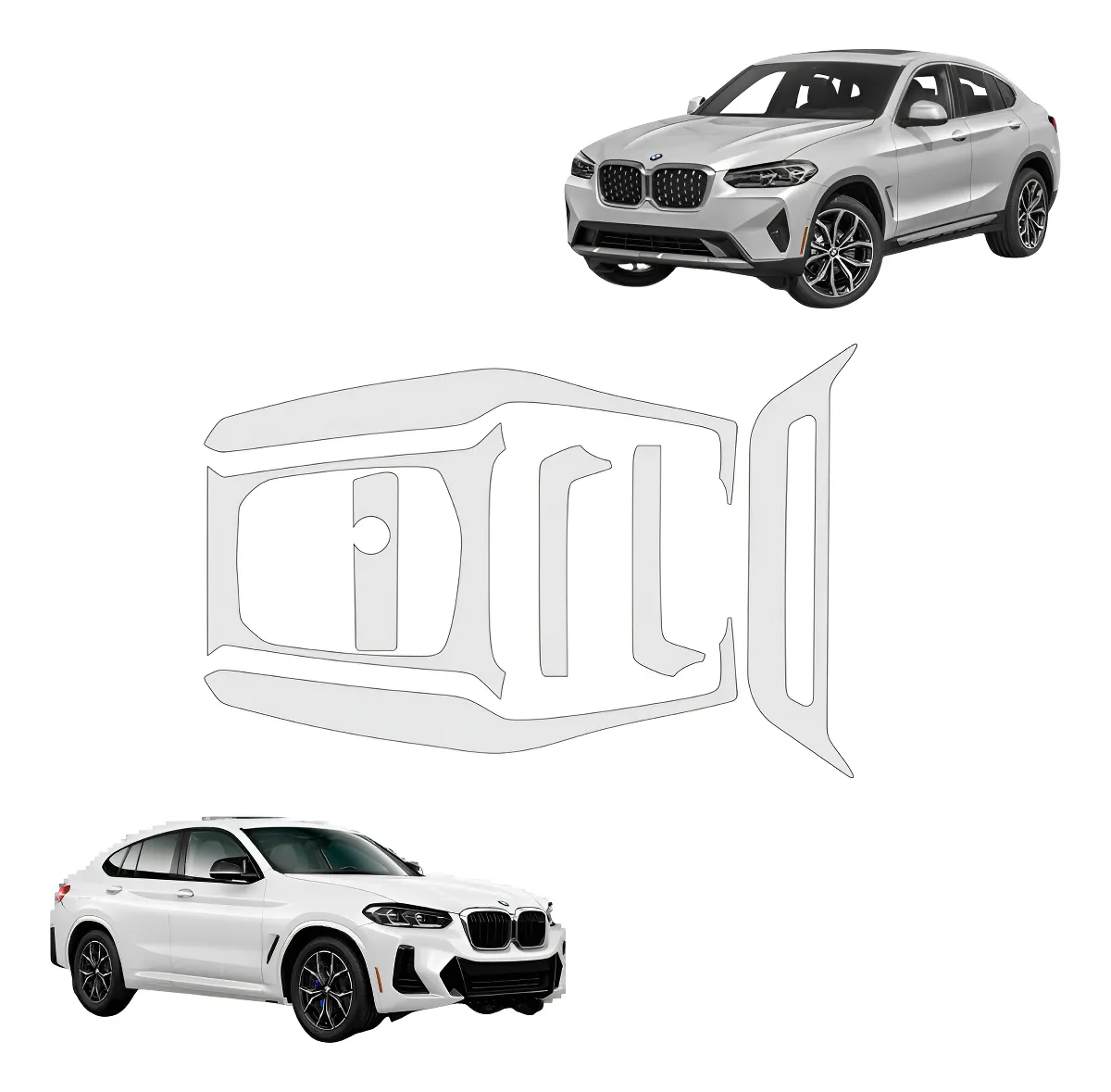 Proteccion Ppf Panel Acabado Piano Bmw X4 2024 - Image 1