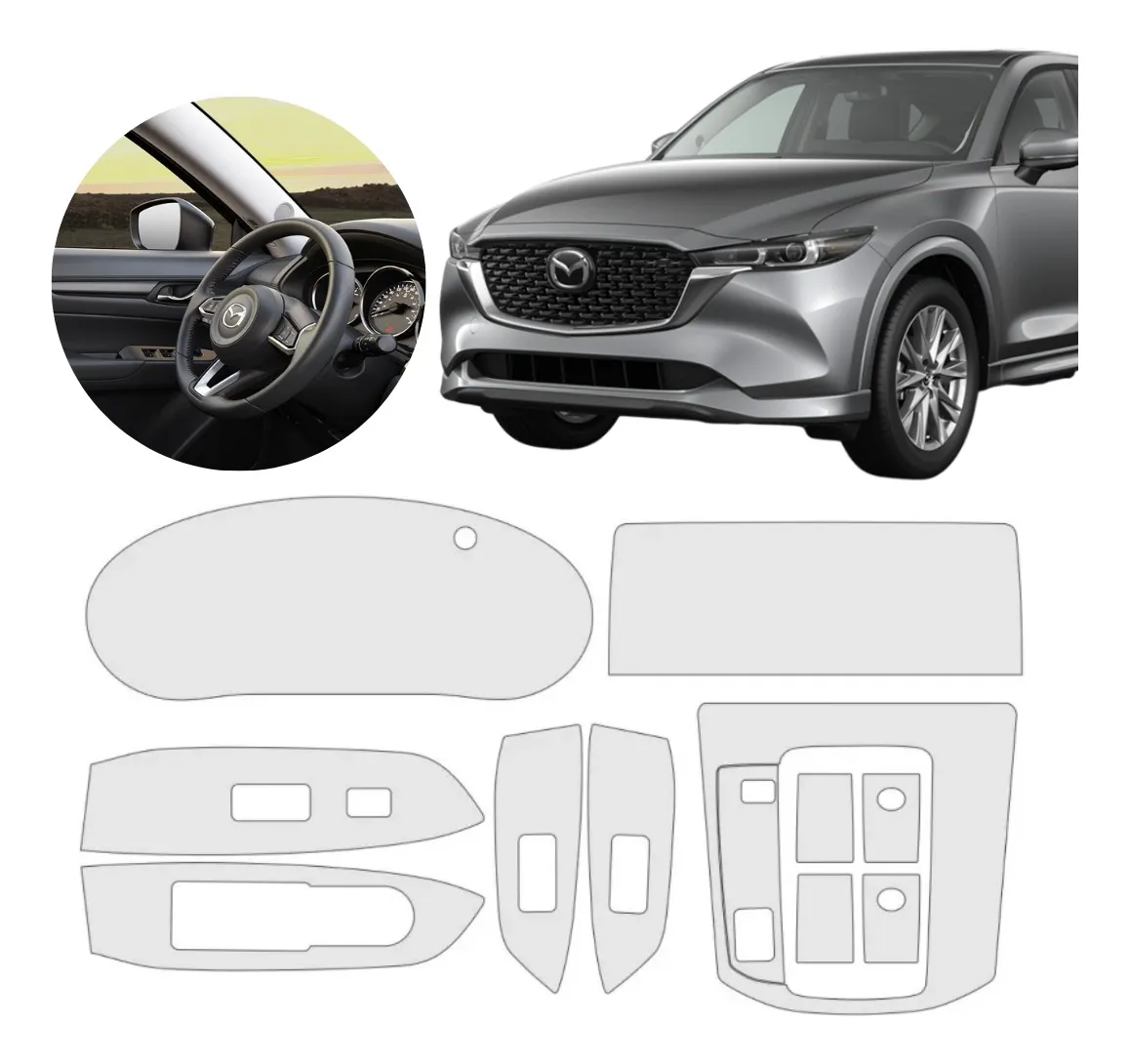 Kit De Sticket Completo Compatible Con Mazda Cx5 2024 - Image 1
