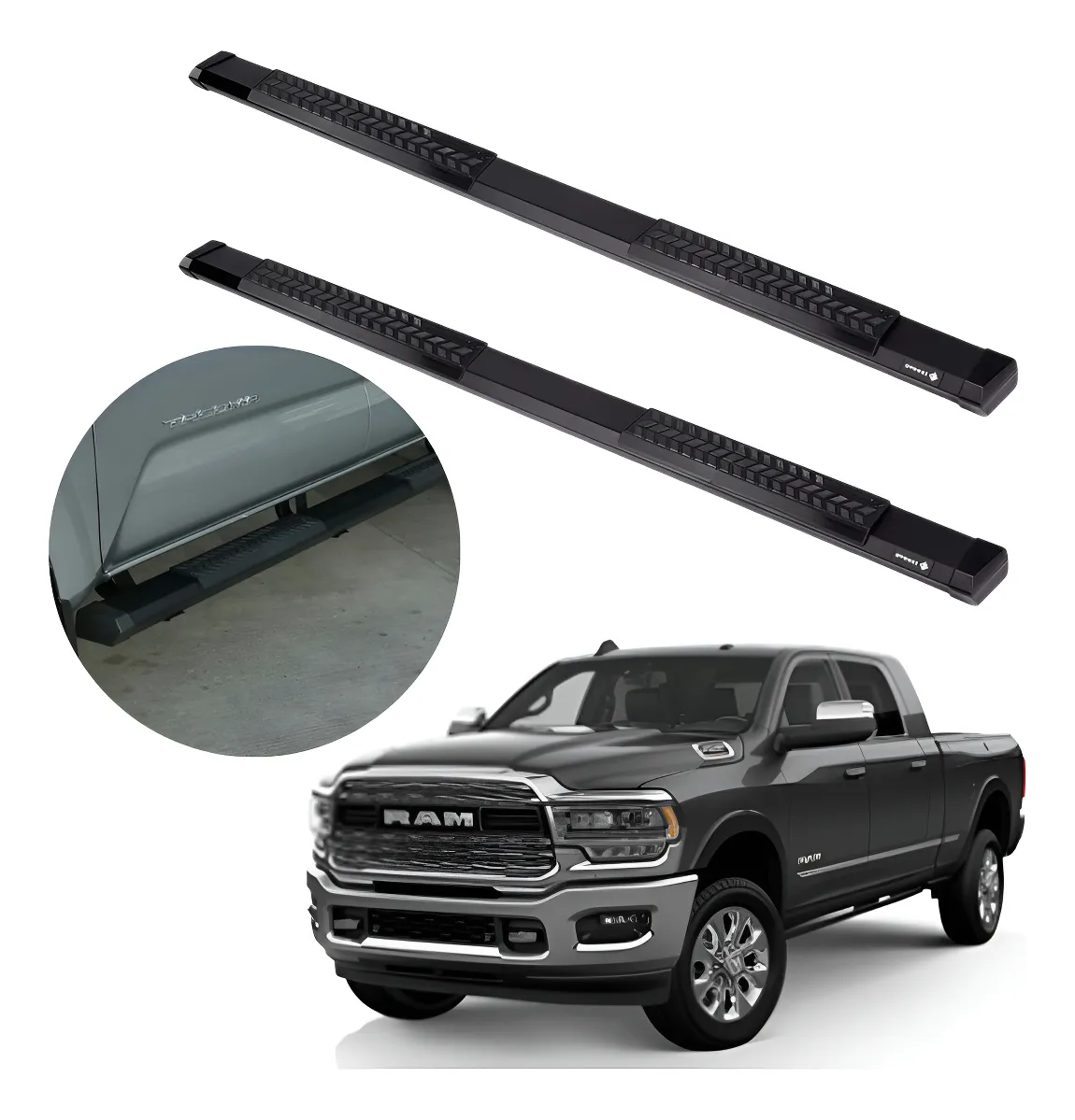 Estribos Serie 500 Ram 2500 / 4000 Heavy Duty 2019 - 2023 - Image 1