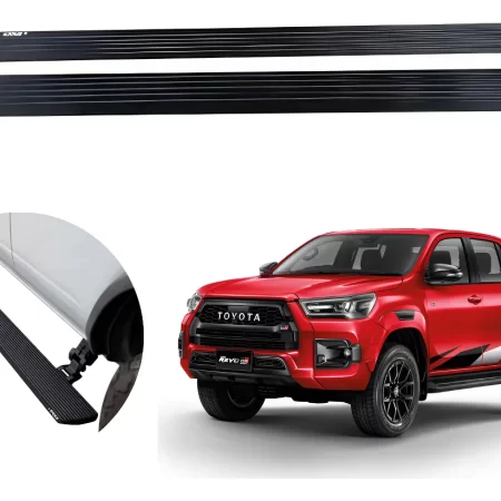 Estribos Electricos Para Toyota Hilux 2015-2024 Doble Cabina