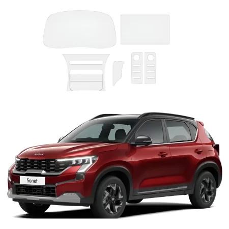 Protección Ppf Pantalla,cluster,panel Central Kia Sonet 2024