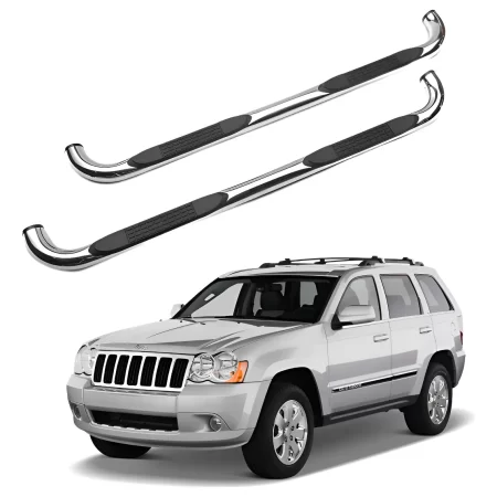 Estribos Redondos Jeep Grand Cherokee Suv 2005 - 2010 Inox