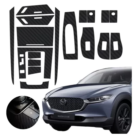 Kit Completo Sticker 4 Puertas/panel Central Mazda 3 19/21