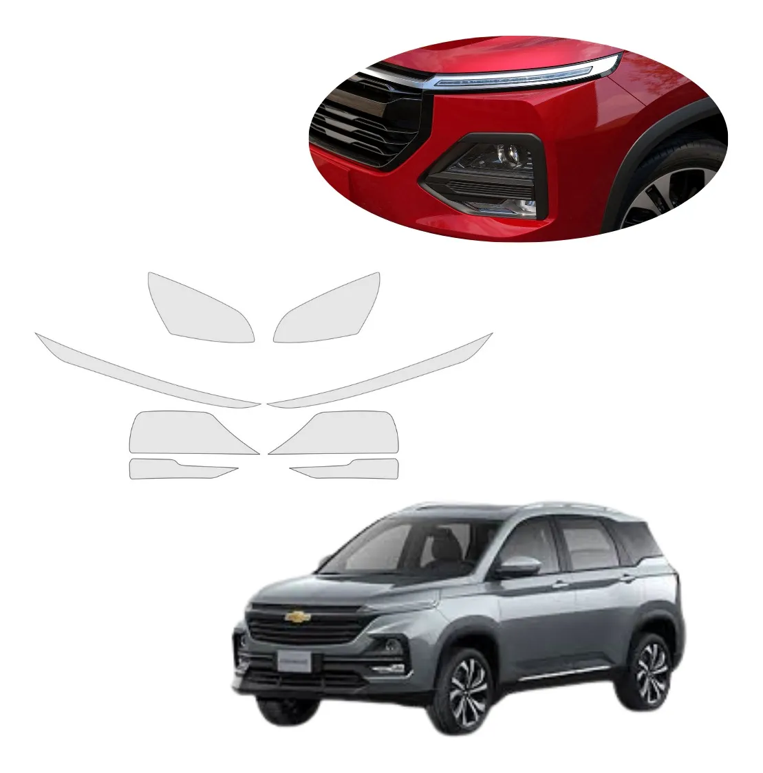 Kit De Protección De Faros Para Captiva Premier 2024 - Image 1