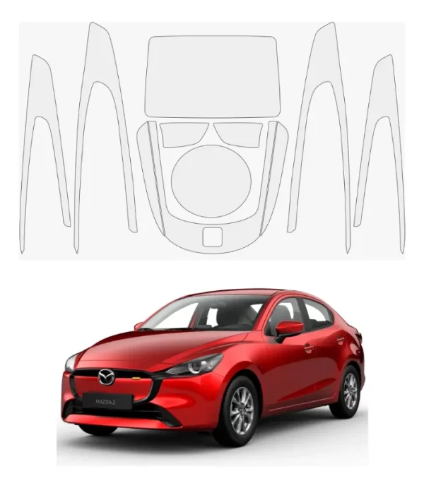 Kit Proteccion Ppf Para Acabado Piano Mazda 2 2024