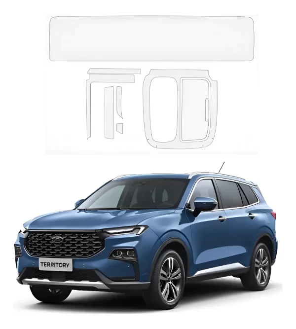 Protección Ppf Pantalla Y Panel Central Para Territory 2024