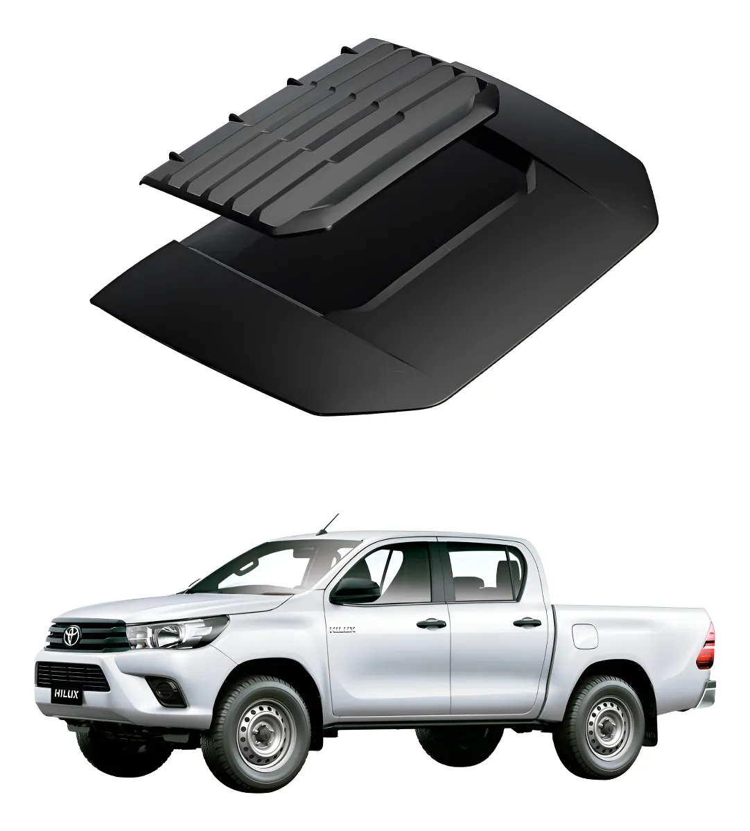 Toma De Aire Para Cofre Airdesign Toyota Hilux 2017 - 2023 - Image 1