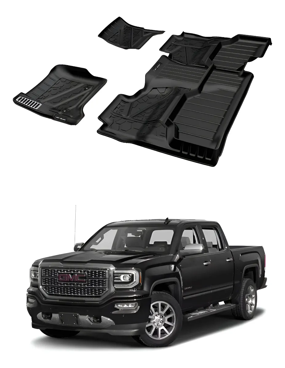 Tapetes De Uso Rudo Airdesign Gmc Sierra 2016-2018 Charola - Image 1