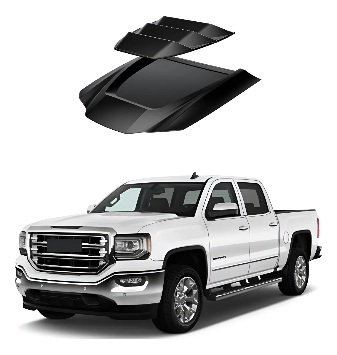 Toma De Aire De Cofre Airdesign Gmc Sierra 2016-2018 - Image 1