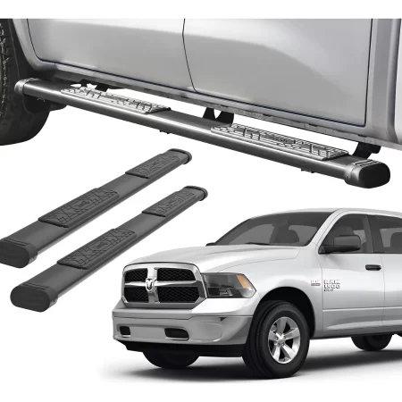Estribos Bronx Dodge Ram Crew Cab 2009-2018 Negro
