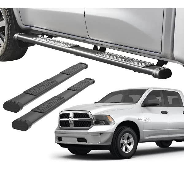 Estribos Bronx Dodge Ram Crew Cab 2009-2018 Negro