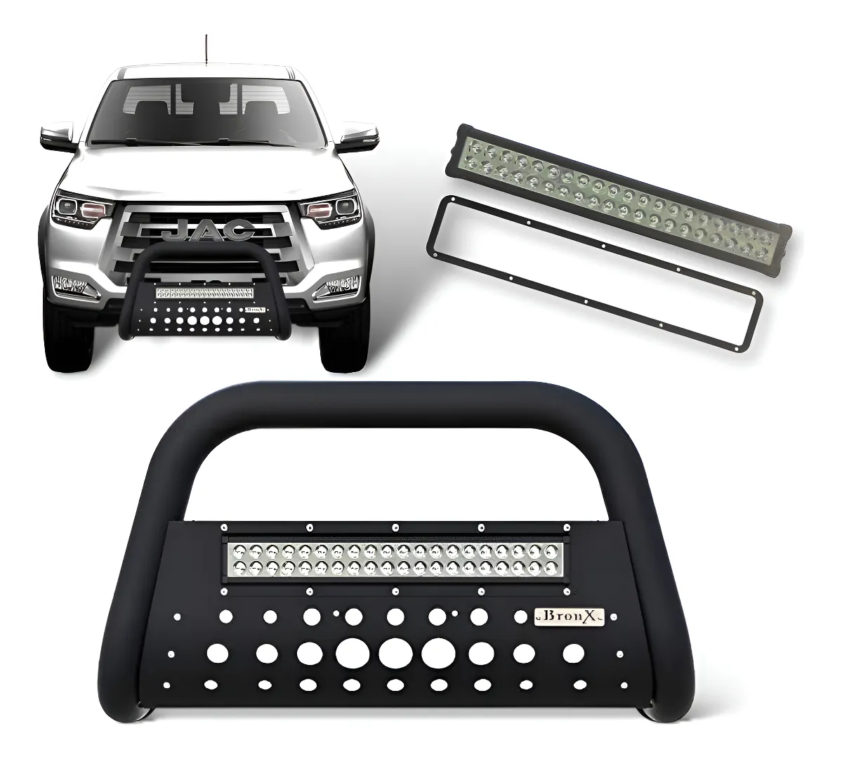 Kit Burrera Tumaburros Jac Frison T8 Tdi 2022-2023/barra Led - Image 1