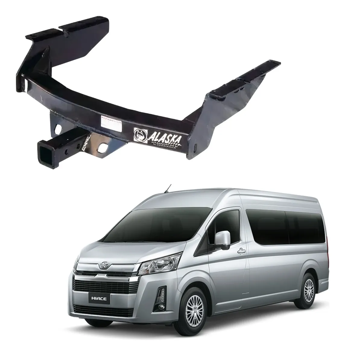 Tirón Jalón De Arrastre Toyota Hiace 2019-2020 Negro - Image 1
