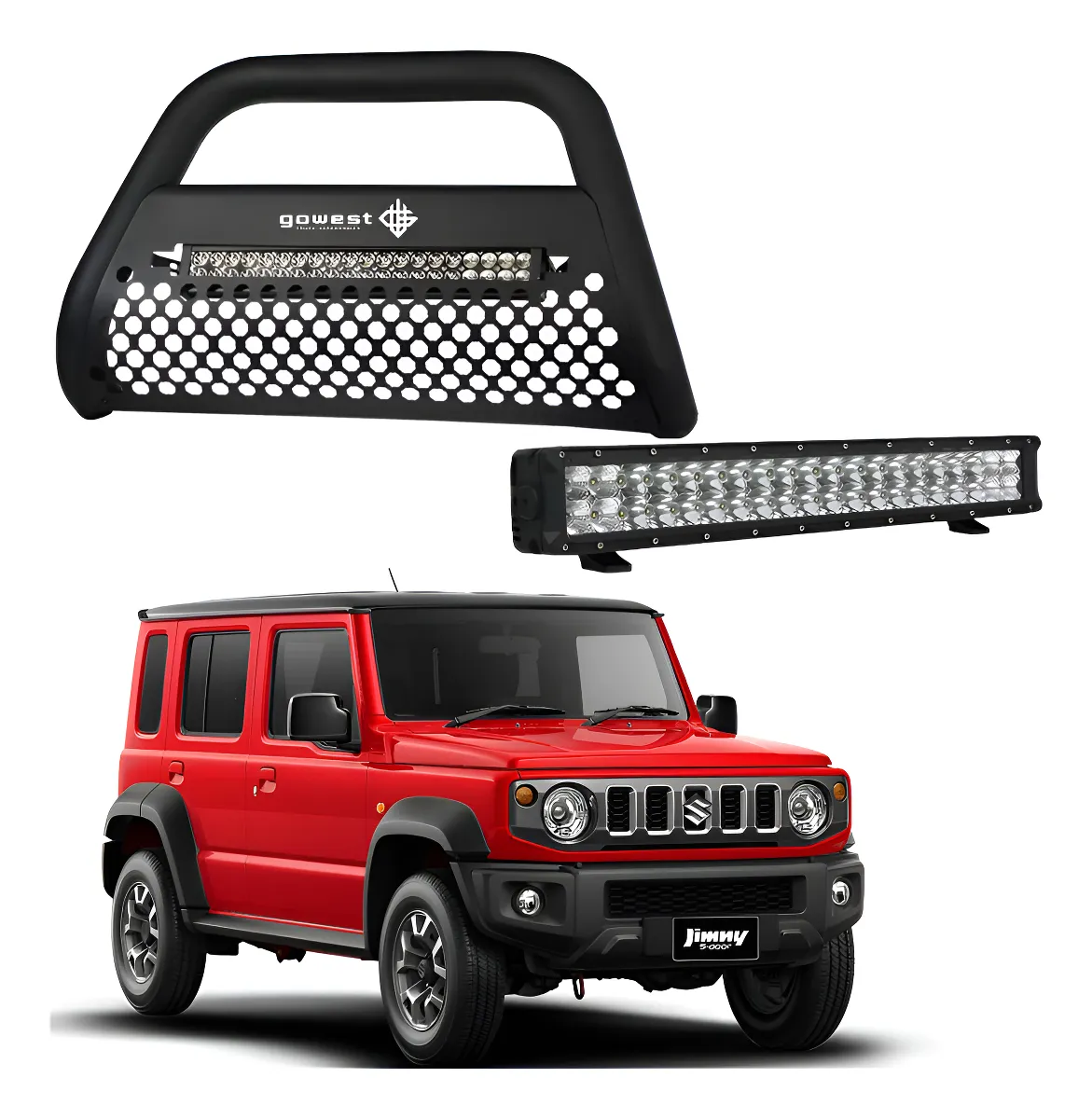 Combo Burrera Ultra Bar Suzuki Jimny 2021 - 2024 + Barra Led - Image 1