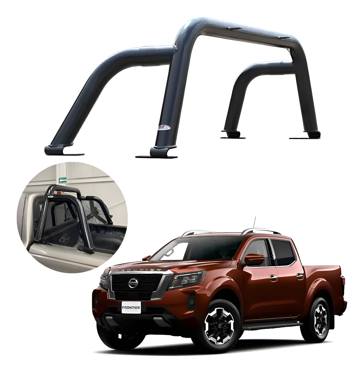 Roll Bar Sport Nissan Frontier 2016 - 2023 Np300 4 Cil Bronx - Image 1