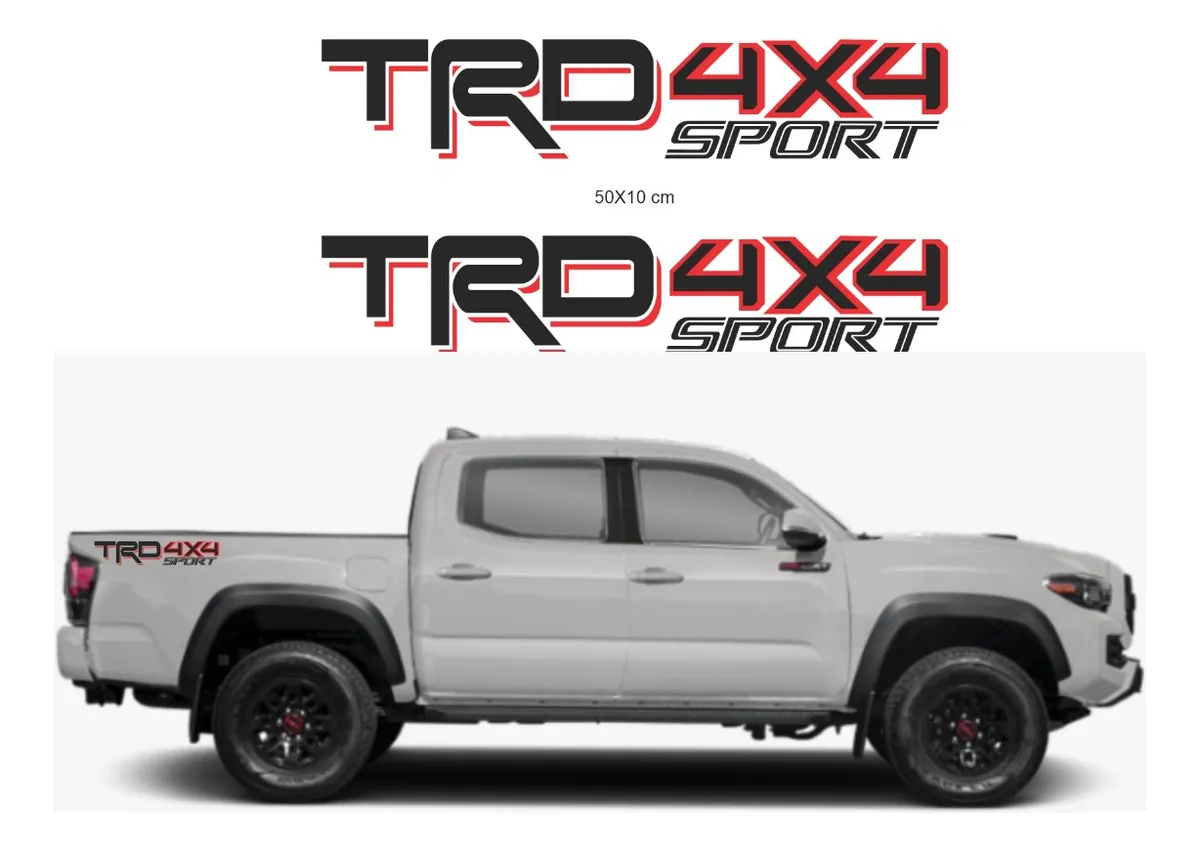 Calcomania Trd 4x4 Sport Toyota Tacoma Calca Sticker Vinil - Image 1