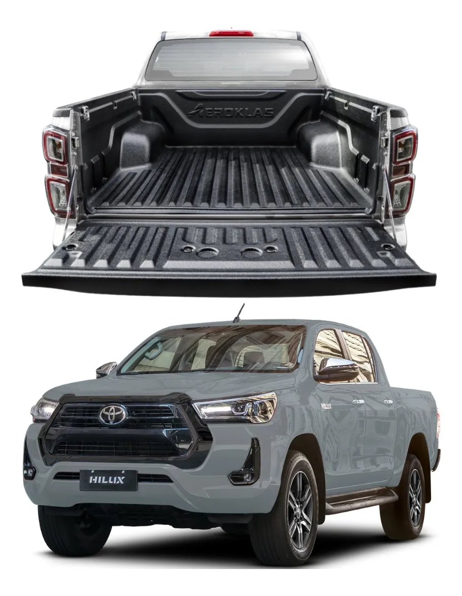 Bed Liner Sobre Riel Toyota Hilux 2016 - 2024 Doble Cabina - Image 1