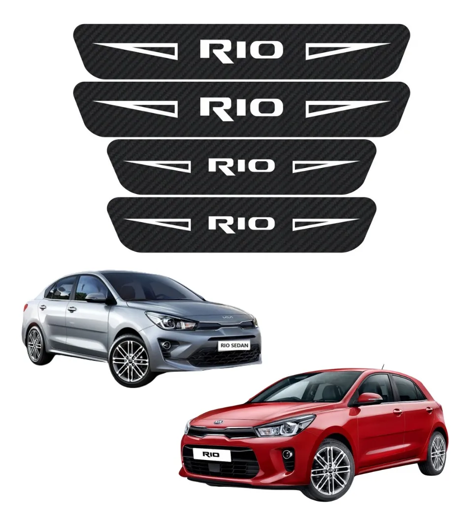 Cinta Protectora Bl Embellecedora De Estribos Para Kia Rio - Image 1