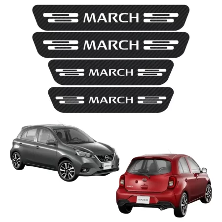Cinta Protectora Bl Embellecedora Estribos Para Nissan March