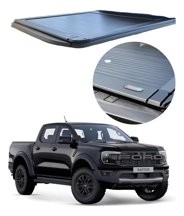 Tapa Cubre Batea Retractil Electrica Para Ranger Raptor 2023