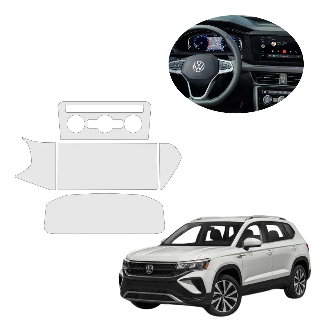 Protección De Pantalla, Clúster Y Control De Radio Taos 2024 - Image 1