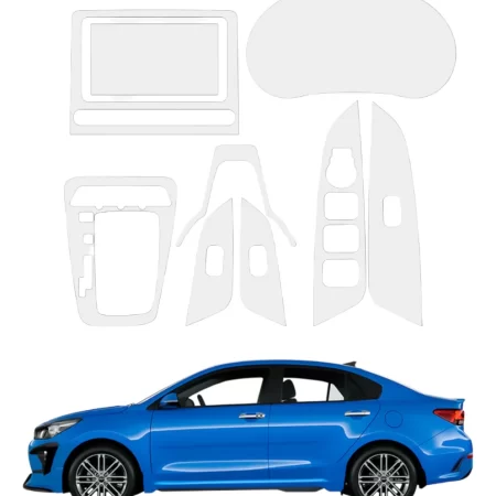 Kit Completo De Proteccion Ppf Para Kia Rio Sedan 2023