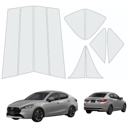 Protector Bl Postes Exteriores Para Mazda 2 2019 Al 2023