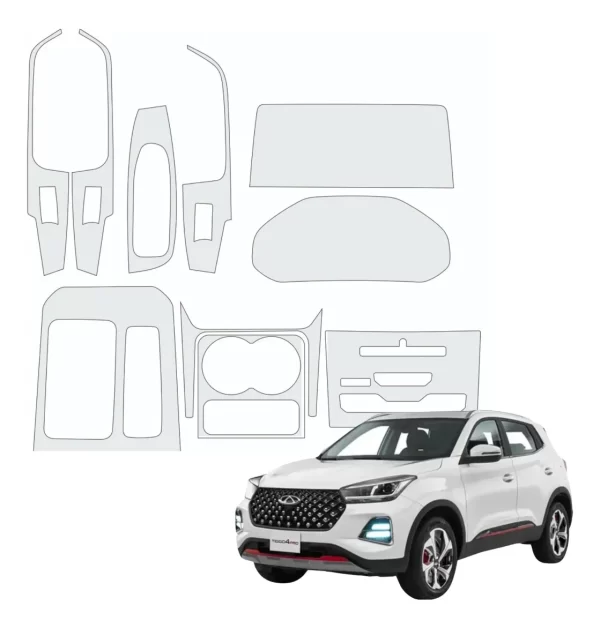 Kit Protector Completo Bl Para Tiggo 4 Pro 2023