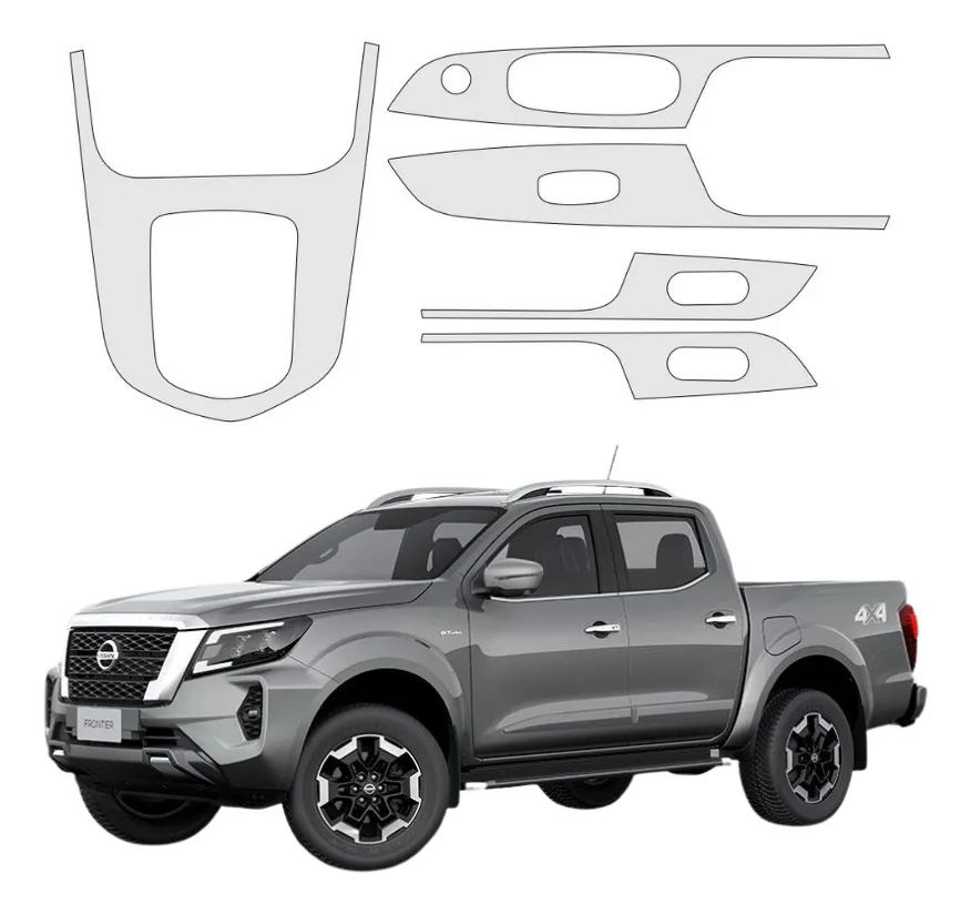Protección Bl Panel Central Y 4 Puertas Nissan Frontier 2024 - Image 1