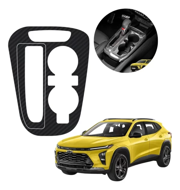 Sticker Fibra De Carbono Panel Central Para Trax 2024