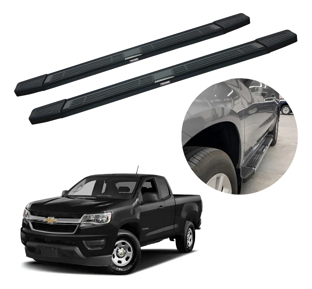 Estribos Mg Chevrolet Colorado Doble Cabina 2016 - 2021 - Image 1