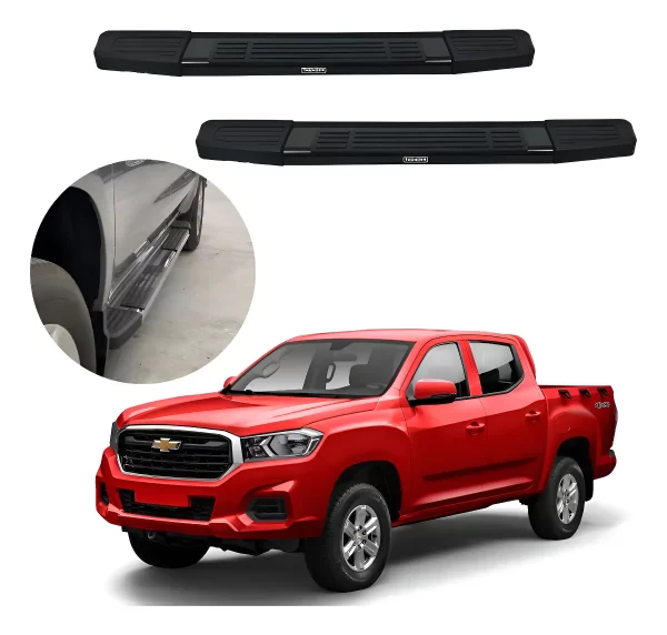 Estribos Mg Para Chevrolet S10 Max 2022 -2024 Doble Cabina