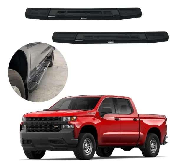Estribos Mg Chevrolet Silverado 2019 Al 2023 Doble Cabina