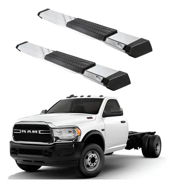 Estribos Serie 500 Ram 2500 4000 Cabina Sencilla 2009 - 2023