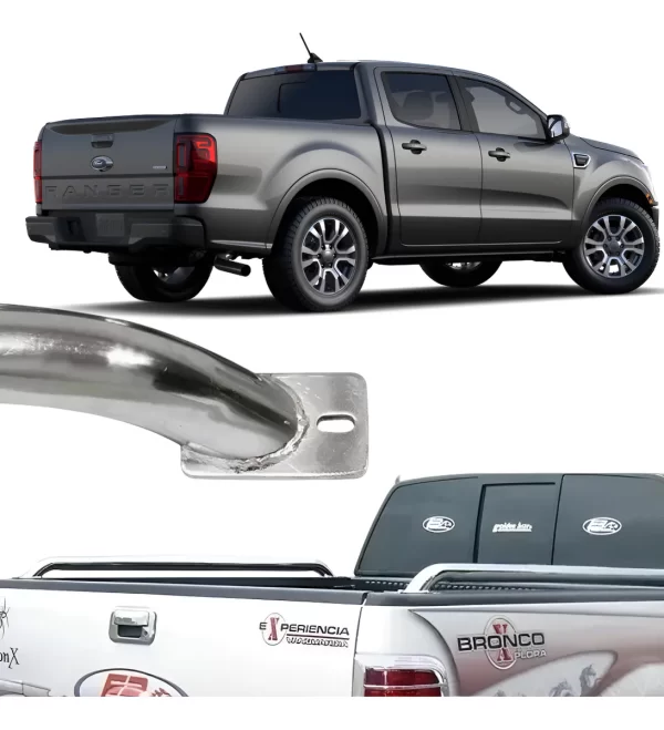 Barras Pasamanos De Acero 131 Cm Para Ford Ranger