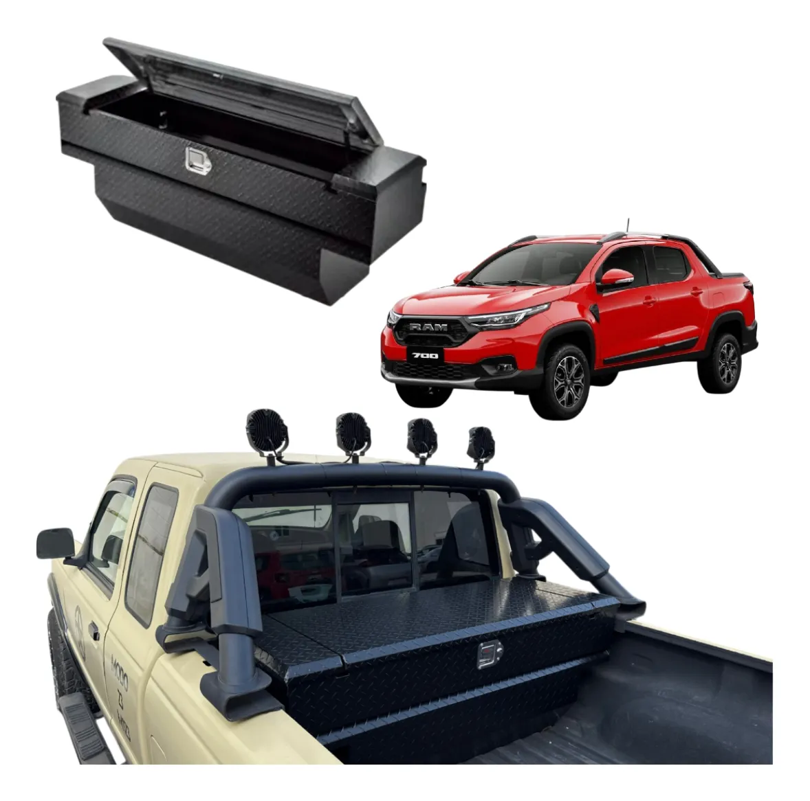 Caja Herramientas Para Ram 700 2014 - 2024 C/ Roll Bar. - Image 1