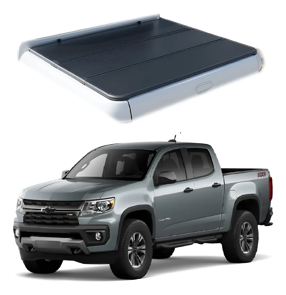 Tapa Cubre Batea Hard 3 Fold Chevrolet Colorado 2016 - 2022 - Image 1