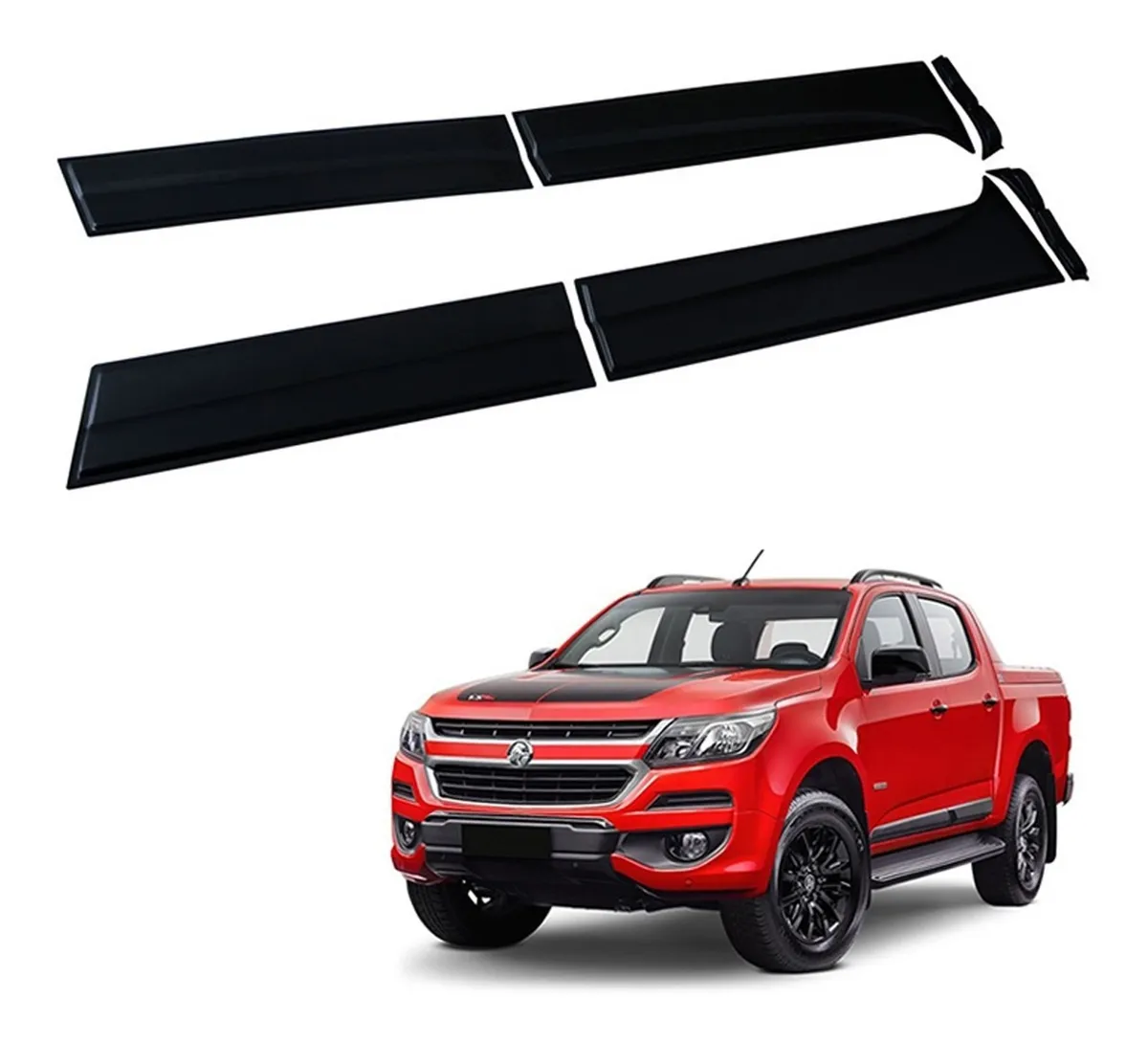 Molduras Para Puertas Chevrolet Colorado S-10 2016-2020 - Image 1
