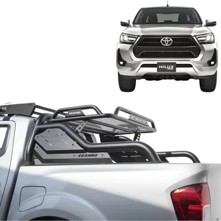 Roll Bar Cargo C/ Canastilla Toyota Hilux 2016 2021 Go Rhino